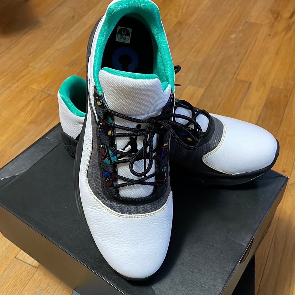 Air Jordan white shoes - men’s size 13
